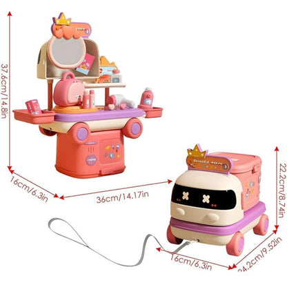 PlayWheels™ – 3-in-1 Rollenspel Truck (Keuken, Smink & Dokter)