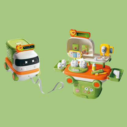 PlayWheels™ – 3-in-1 Rollenspel Truck (Keuken, Smink & Dokter)