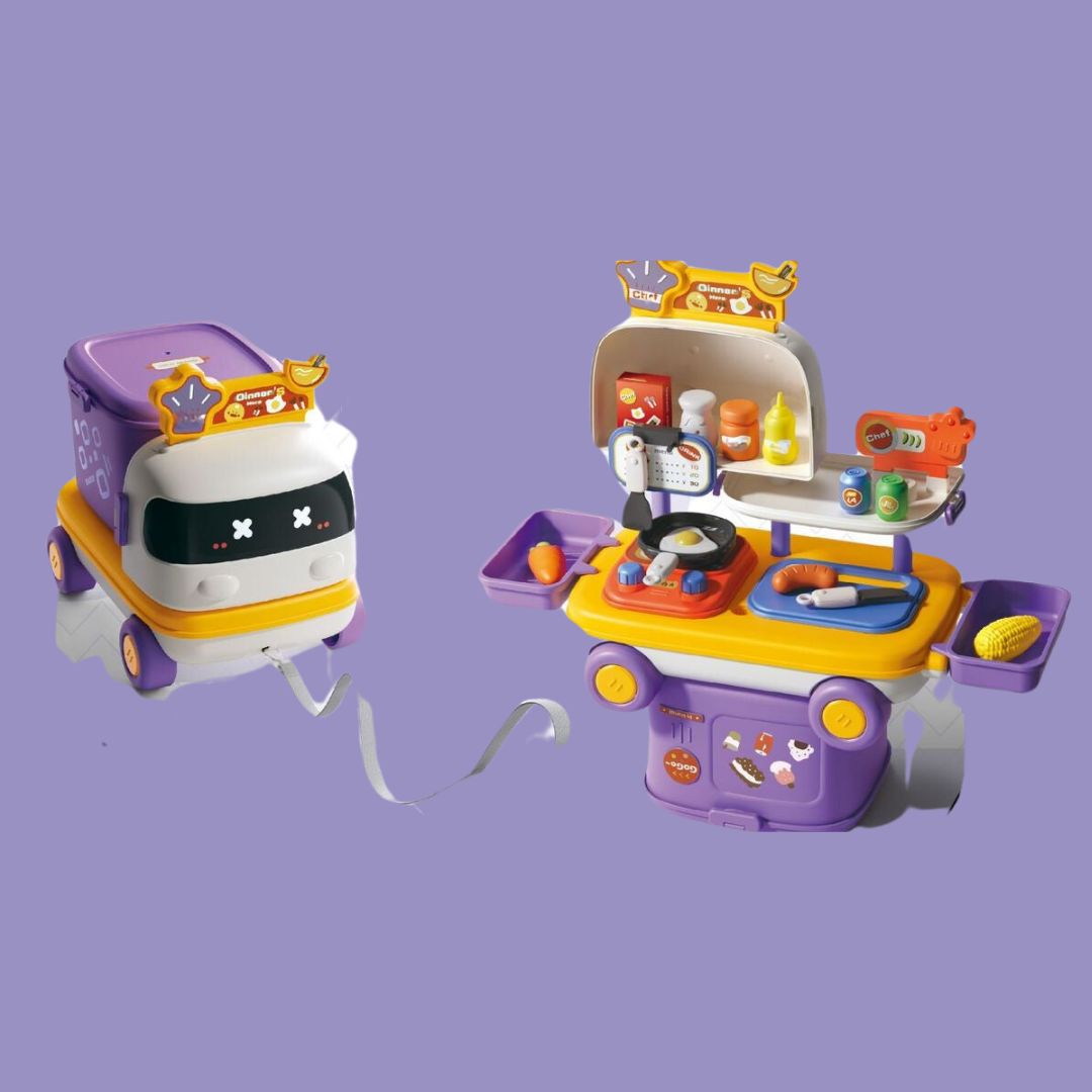 PlayWheels™ – 3-in-1 Rollenspel Truck (Keuken, Smink & Dokter)