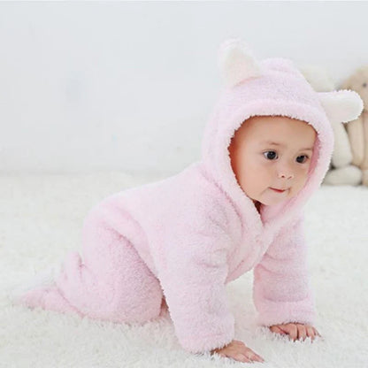 BearHug Onesie™ – Zachte baby onesie met oortjes
