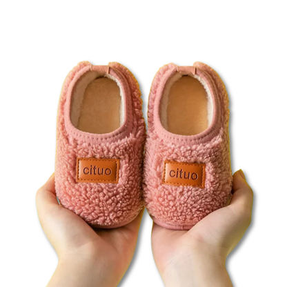 FluffSnugs™ – Warme Antislip Babyslofjes – Baby Winter Schoenen