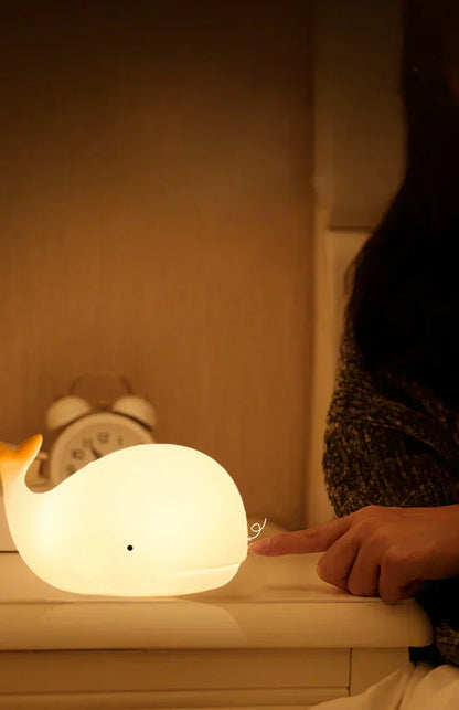 LumiWal™ – Schattig Walvis Nachtlampje – Rustgevende LED Verlichting voor Kinderkamers