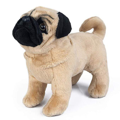 SnugPug™ – Realistische Mopshond Knuffel – Zacht Pluche Speelgoed