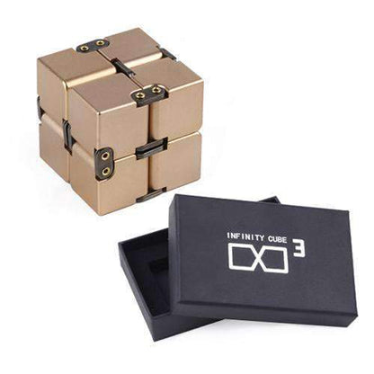 MetalMorph™ – Premium Metal Infinity Cube – Anti-Stress Speelgoed