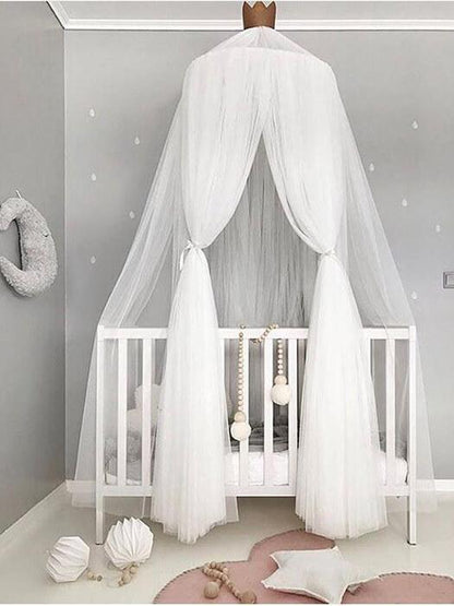 DreamDome™ – Ronde Hemel voor Babybed – Sfeervolle Beddecoratie