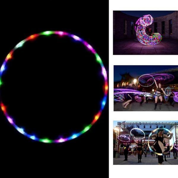 LichtLus™ – LED Hoepel met 7 Kleuren – LED Fitness Hoepel