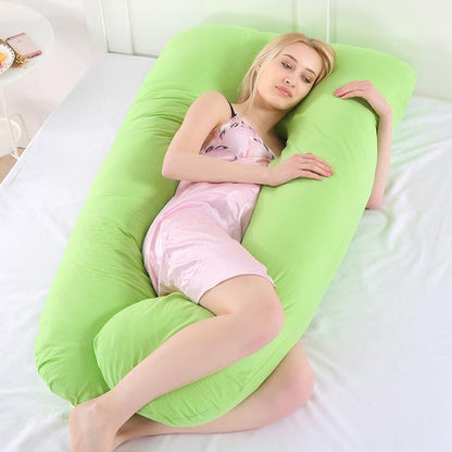 ComfortNest™ – U-Vormig Zwangerschapskussen – Volledige Lichaamsondersteuning