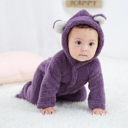 BearHug Onesie™ – Zachte baby onesie met oortjes