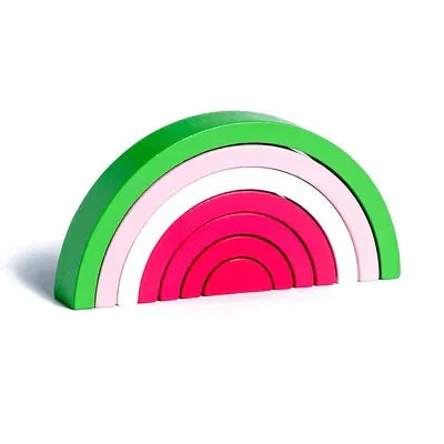 WonderBow™ – Montessori Regenboog Blokken - Bouwspeelgoed