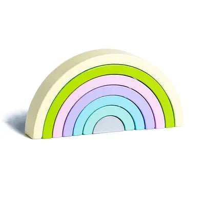 WonderBow™ – Montessori Regenboog Blokken - Bouwspeelgoed