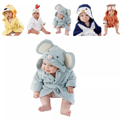 CuddleBath™ – Zacht en warm na het bad – Baby badjas