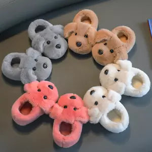 PuppySnug™ – Warme Pantoffels met Antislipzool – Kinder Winter Slofjes