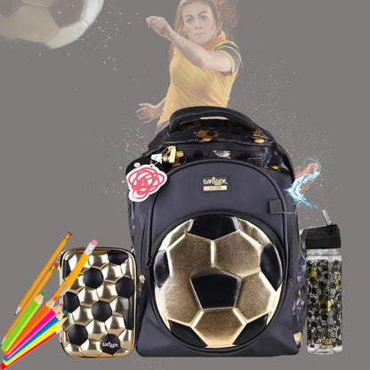 GoalPack™ – Gouden Voetbal Rugzak voor Kinderen – Sportieve Schooltas