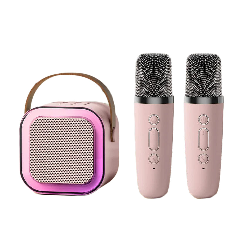 4Little | Mini karaoke set met draadloze microfoons