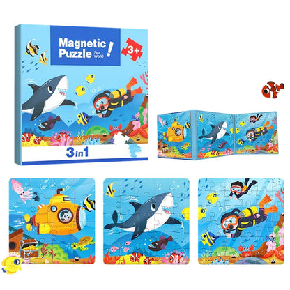 PuzzleTales™ – Magnetisch Montessori Boek – Educatief Speelplezier
