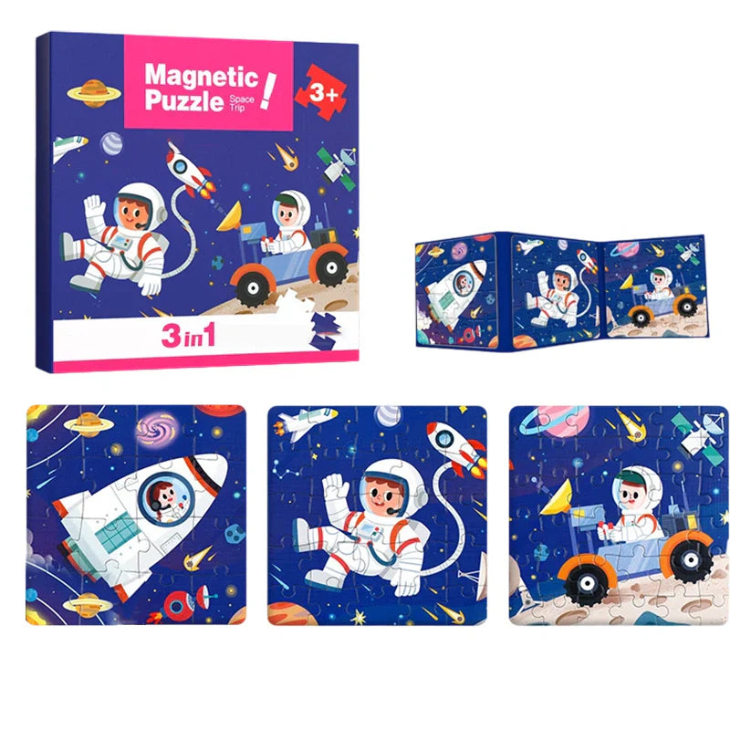 PuzzleTales™ – Magnetisch Montessori Boek – Educatief Speelplezier
