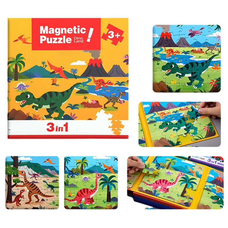 PuzzleTales™ – Magnetisch Montessori Boek – Educatief Speelplezier