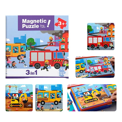 PuzzleTales™ – Magnetisch Montessori Boek – Educatief Speelplezier