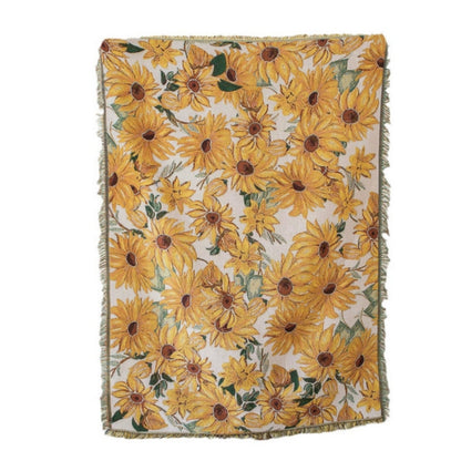 SunBloom™ – Bloemen Picknickkleed – Outdoor Stranddeken
