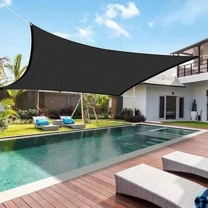 FlexShadeGuard™ – Draagbare Waterdichte UV-Markies – Outdoor Schaduw Bescherming