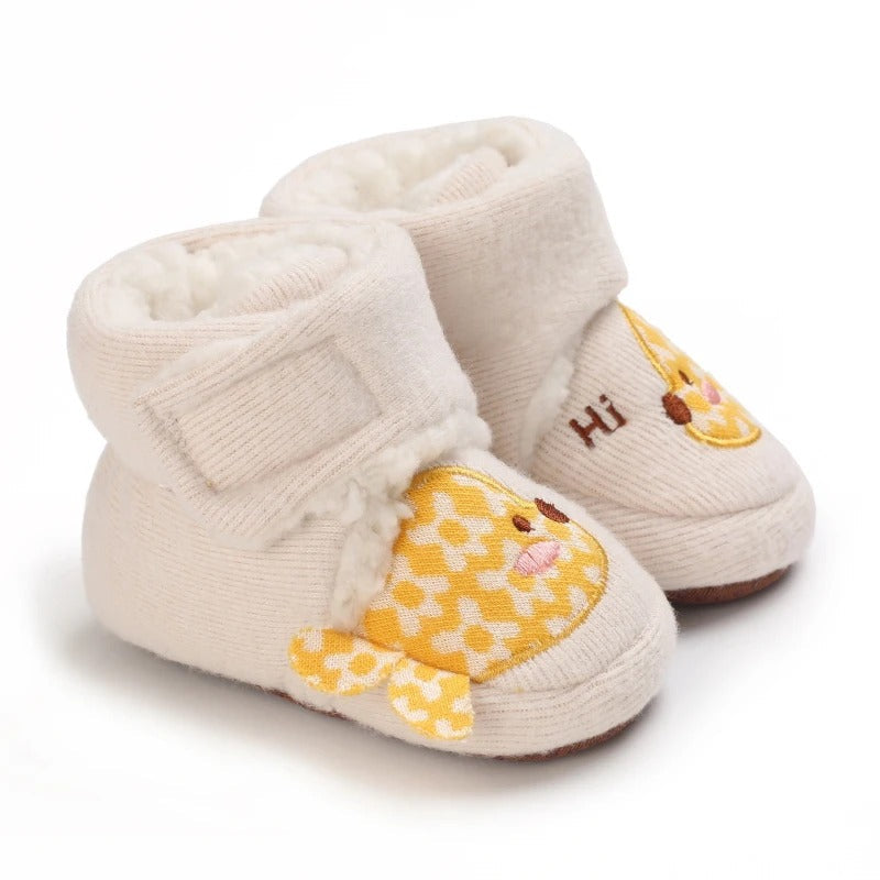 CozyPaws™ – Warme Dierenschoentjes met Antislip – Baby Winter Schoentjes