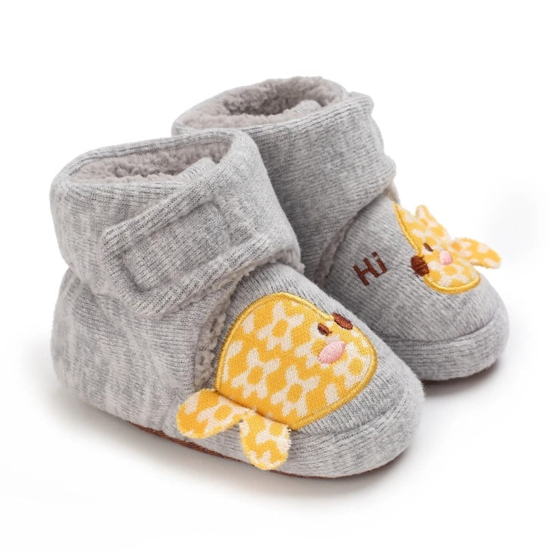 CozyPaws™ – Warme Dierenschoentjes met Antislip – Baby Winter Schoentjes