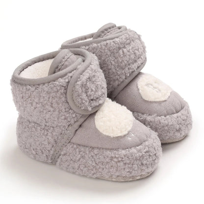 CozyPaws™ – Warme Dierenschoentjes met Antislip – Baby Winter Schoentjes