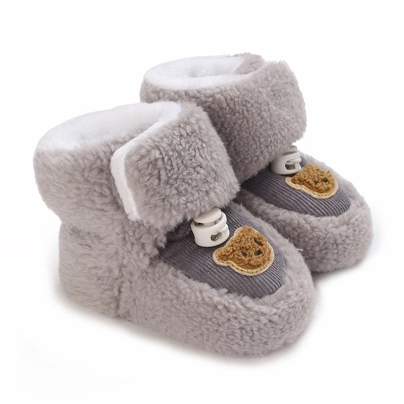 CozyPaws™ – Warme Dierenschoentjes met Antislip – Baby Winter Schoentjes