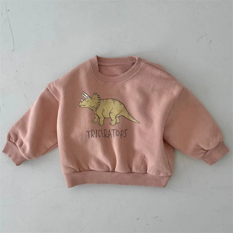 DinoRoar™ – Zachte Hoodie met Dino Print – Kinder Sweater