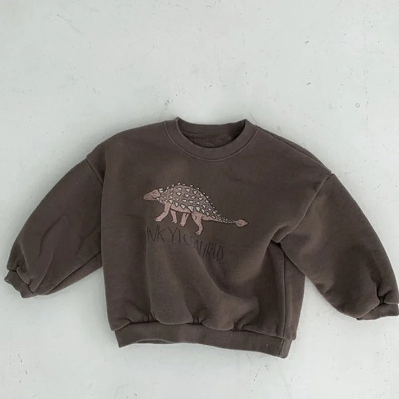 DinoRoar™ – Zachte Hoodie met Dino Print – Kinder Sweater