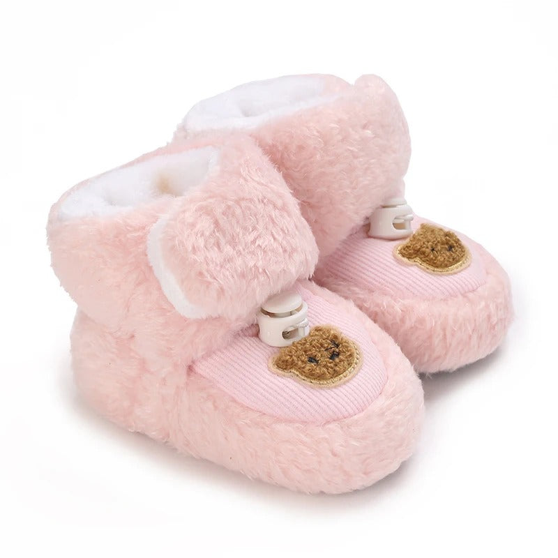 CozyPaws™ – Warme Dierenschoentjes met Antislip – Baby Winter Schoentjes