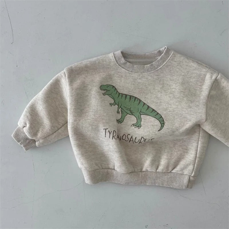 DinoRoar™ – Zachte Hoodie met Dino Print – Kinder Sweater