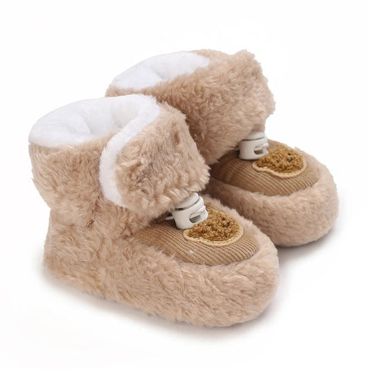 CozyPaws™ – Warme Dierenschoentjes met Antislip – Baby Winter Schoentjes