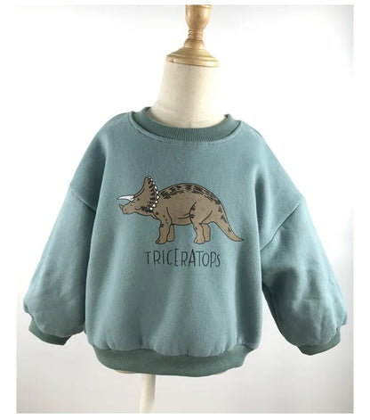 DinoRoar™ – Zachte Hoodie met Dino Print – Kinder Sweater