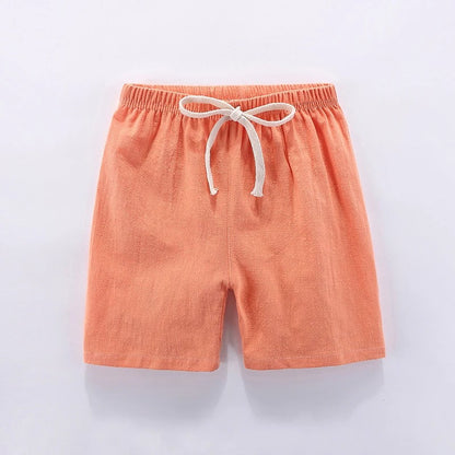 BreezeWalk™ – Sneldrogende Katoen-Linnen Shorts – Jongens Zomerbroek