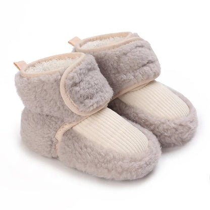 CozyPaws™ – Warme Dierenschoentjes met Antislip – Baby Winter Schoentjes