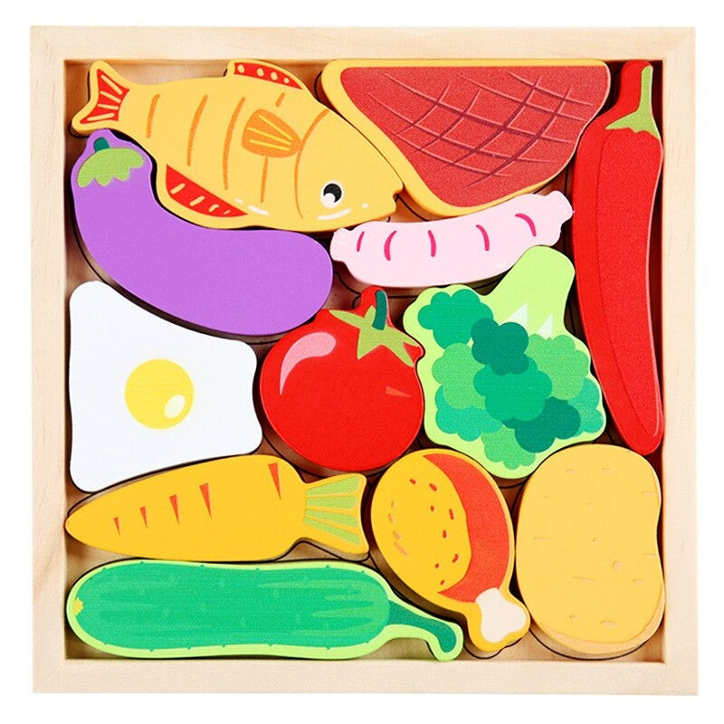 4Ever Wood PuzzelPals™ – Spelend Ontwikkelen - Houten Puzzel