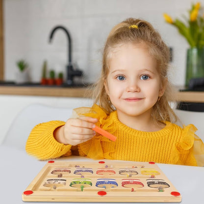 MagnaTrail™ – Montessori Magnetisch Doolhof – Educatief Motoriekspel