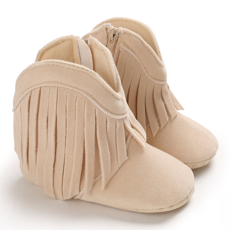 FringeTrail™ – Stoere Cowboylaarzen met Franjes – Meisjes Mode Laarzen